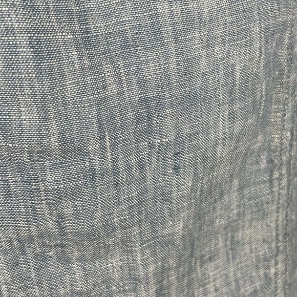 100% Linen Trucker Style Jacket L - Picture 9 of 16